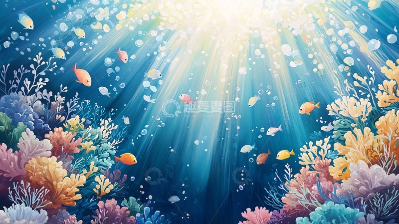 高清大图下载【趣麦麦图】水下世界高清图片
