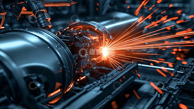 高清大图下载【趣麦麦图】金属焊接火花四溅