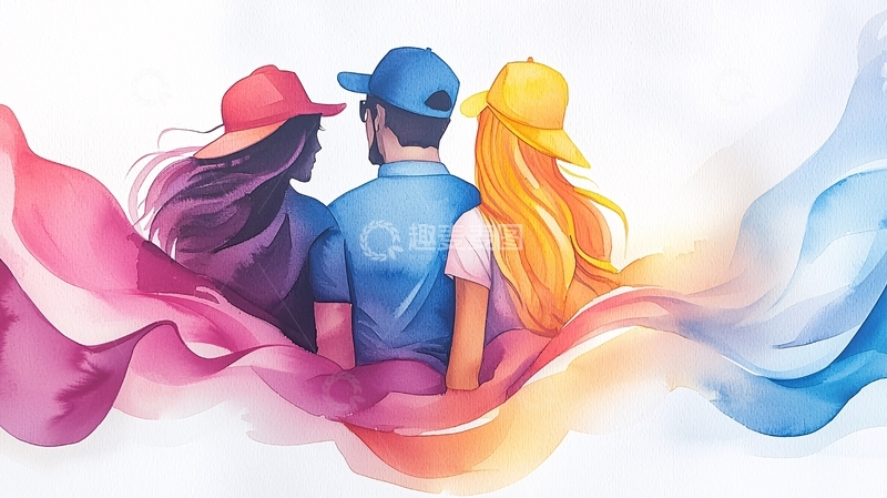 高清大图下载【趣麦麦图】背影高清图片