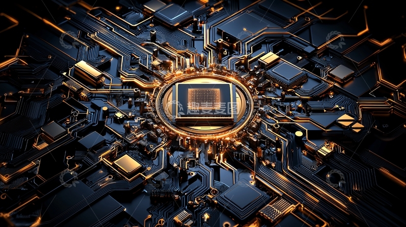 高清大图下载【趣麦麦图】中央处理器特写