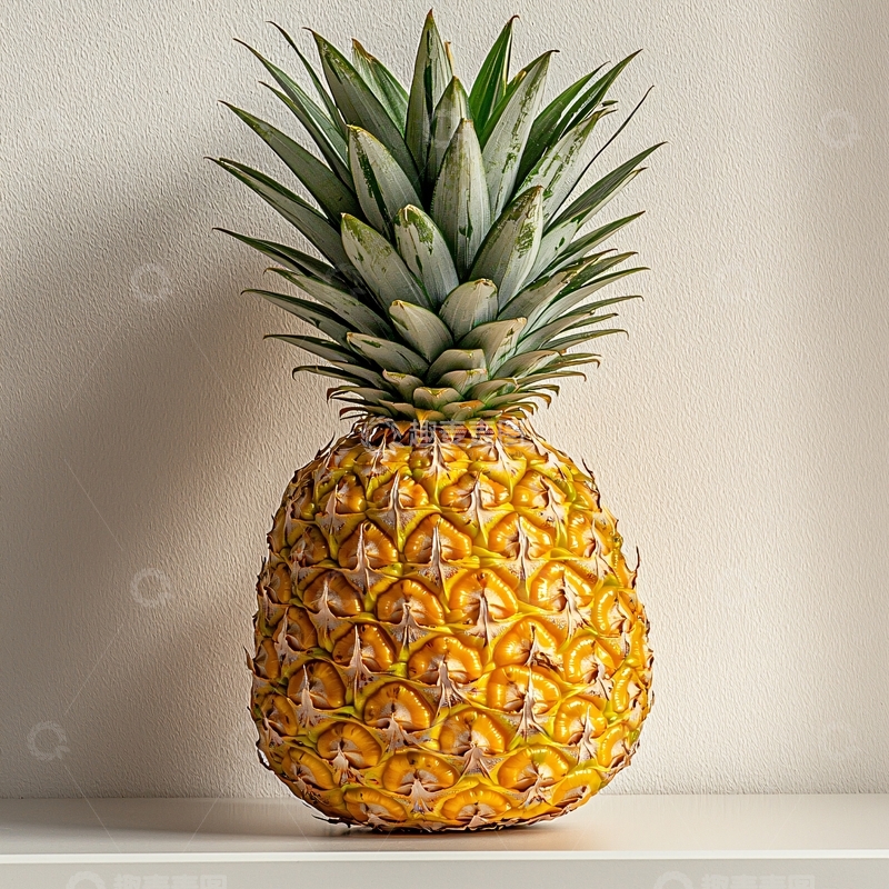 高清大图下载【趣麦麦图】成熟菠萝的特写镜头