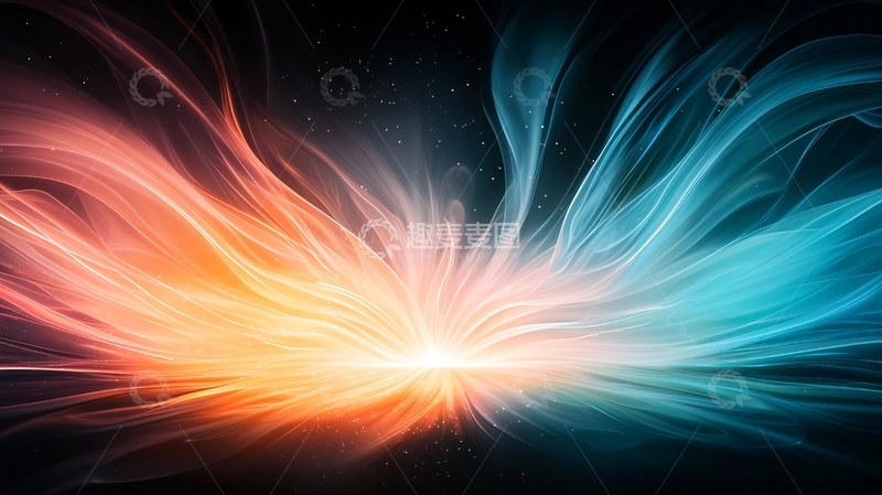 高清大图下载【趣麦麦图】光芒四射的抽象背景