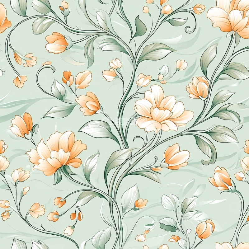 高清大图下载【趣麦麦图】花卉壁纸图案