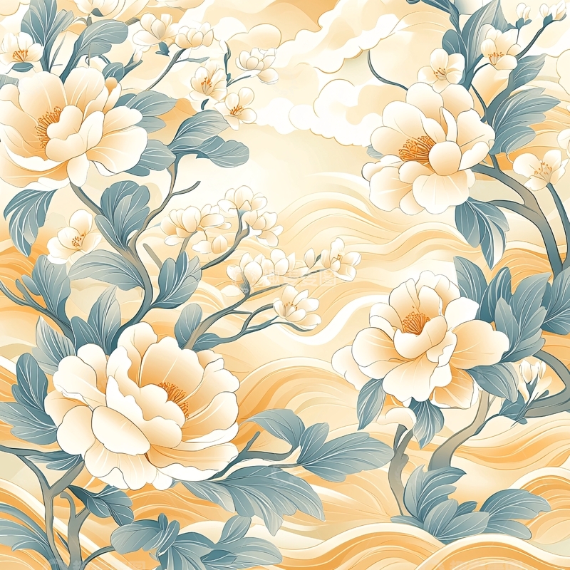 高清大图下载【趣麦麦图】淡雅花朵高清图片