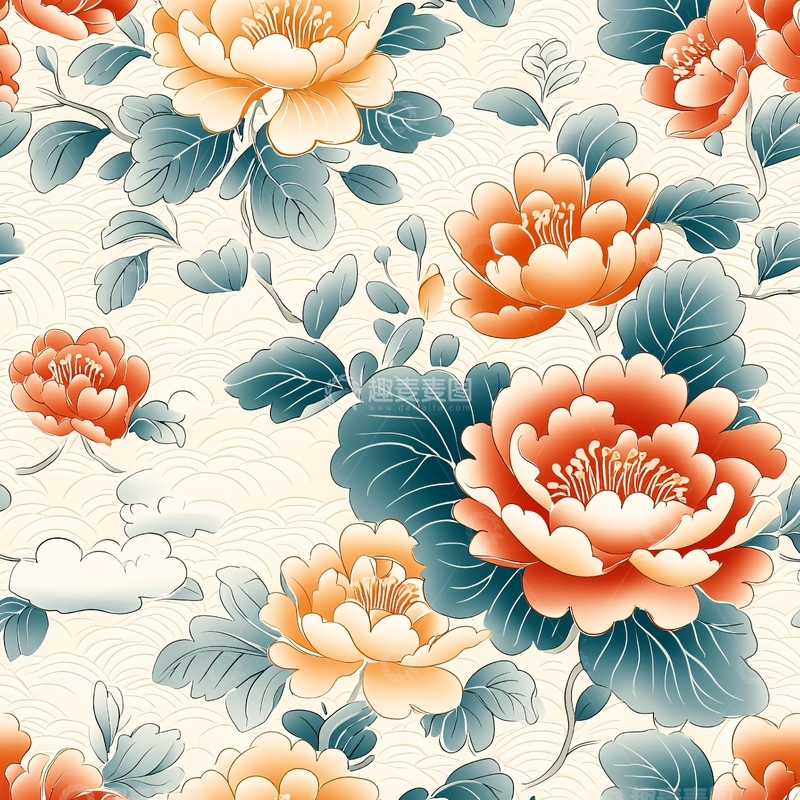 高清大图下载【趣麦麦图】牡丹花朵绽放的壁纸