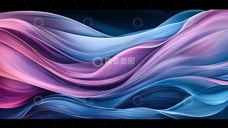 高清大图下载【趣麦麦图】抽象水彩波浪纹理背景