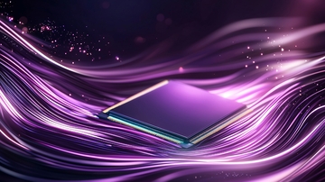 紫色芯片高清图片