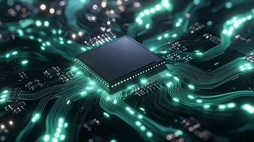 芯片电路板发光