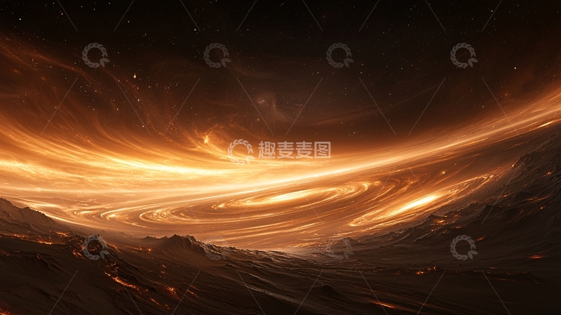 高清大图下载【趣麦麦图】宇宙星云背景图