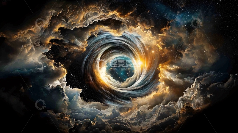 高清大图下载【趣麦麦图】奇幻漩涡星云