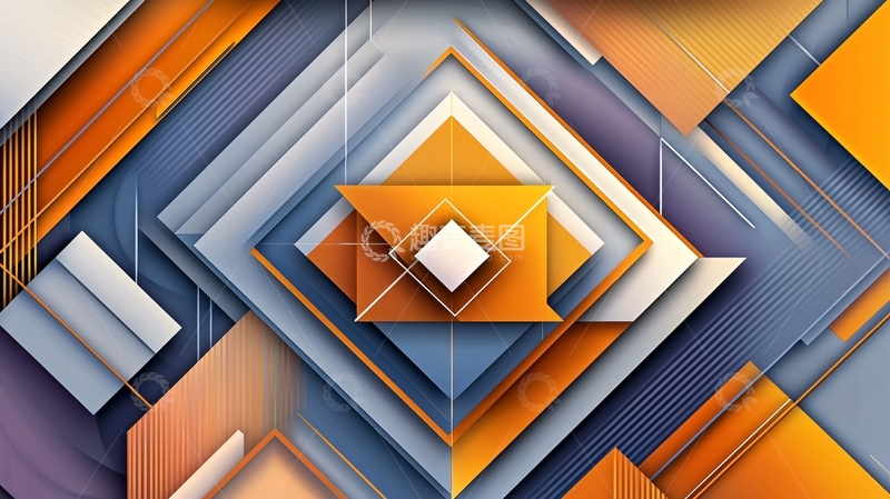 高清大图下载【趣麦麦图】抽象几何图形