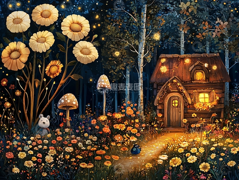 高清大图下载【趣麦麦图】童话小屋高清图片