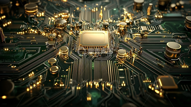 高清大图下载【趣麦麦图】复杂电路板的特写