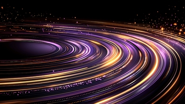 光线轨迹形成的抽象图案