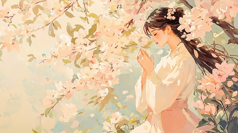 高清大图下载【趣麦麦图】古风女子高清图片