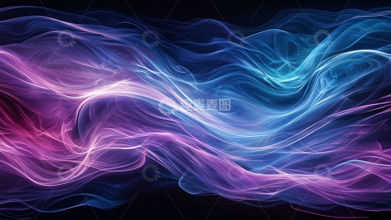 高清大图下载【趣麦麦图】抽象水彩烟雾背景