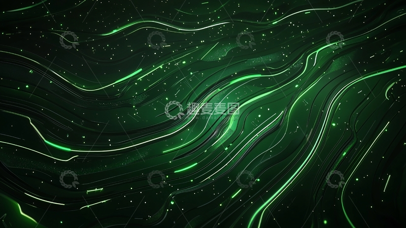 高清大图下载【趣麦麦图】绿色抽象纹理背景