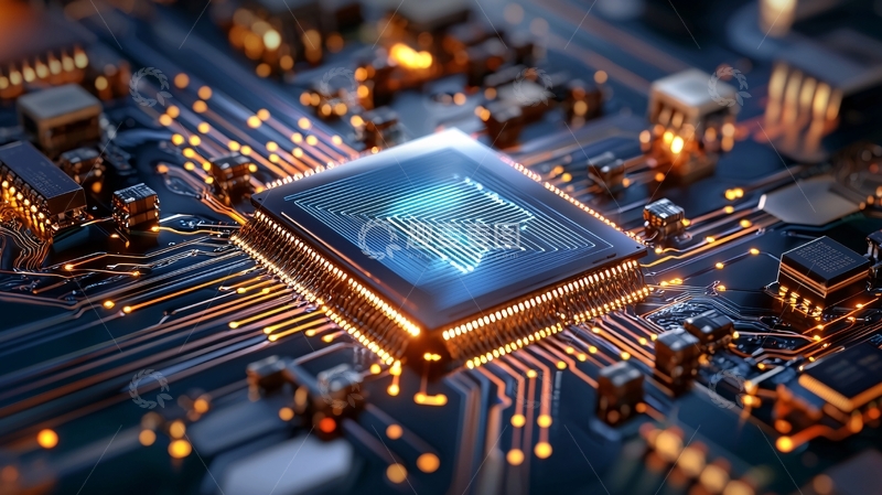 高清大图下载【趣麦麦图】芯片电路板特写7