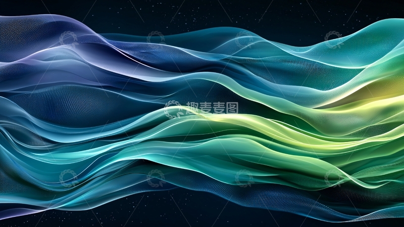 高清大图下载【趣麦麦图】抽象水彩流动纹理背景