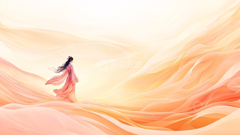 高清大图下载【趣麦麦图】古风女子高清图片