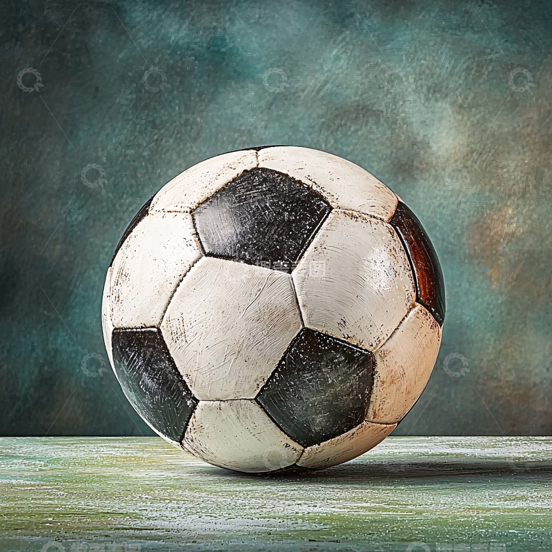 高清大图下载【趣麦麦图】复古足球特写