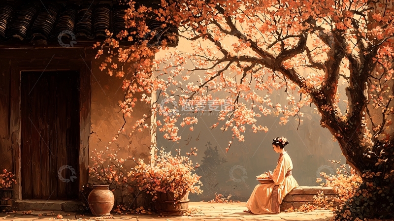 高清大图下载【趣麦麦图】古风女子高清图片