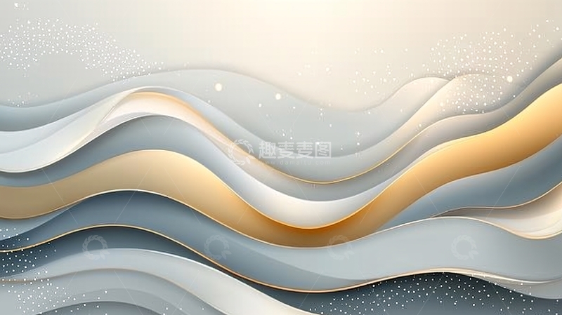 高清大图下载【趣麦麦图】抽象波浪背景19