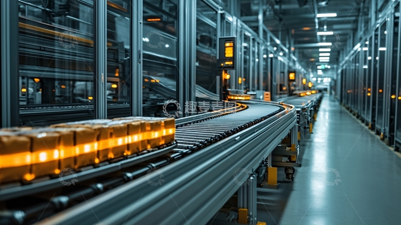 高清大图下载【趣麦麦图】传送带上的产品