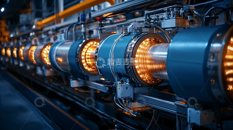 高清大图下载【趣麦麦图】工业管道内高温燃烧