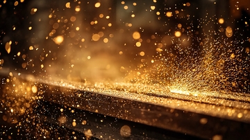 金属切割火花四溅