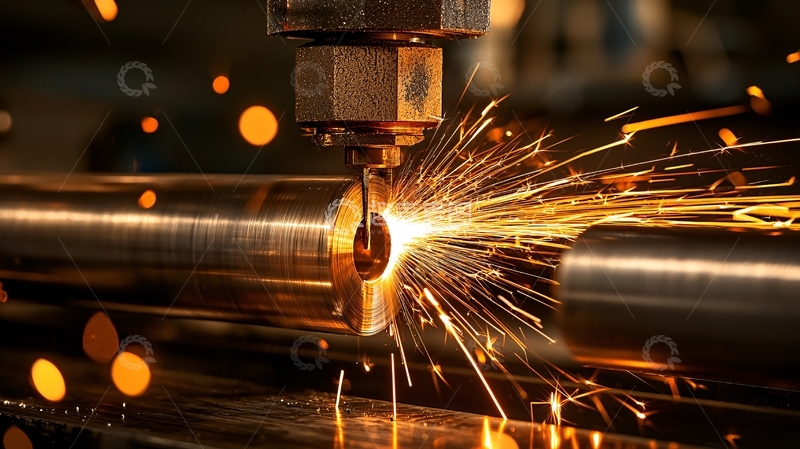 高清大图下载【趣麦麦图】金属切割产生火花