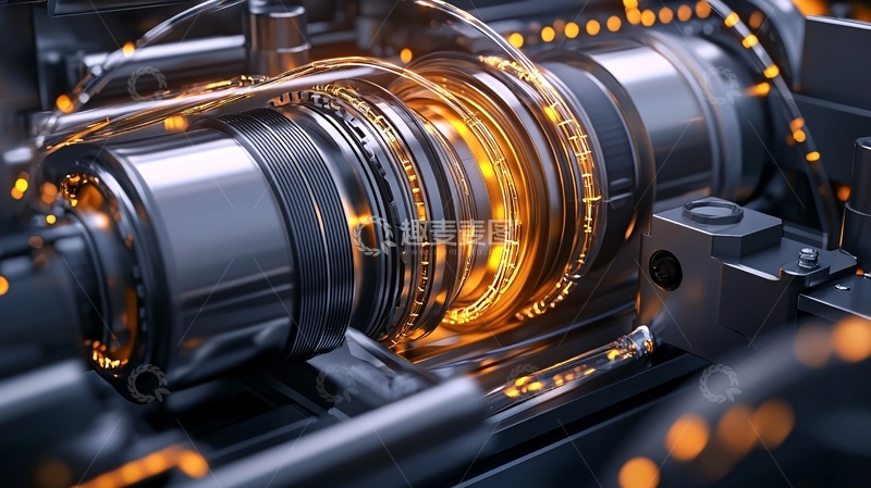 高清大图下载【趣麦麦图】金属精密加工机器