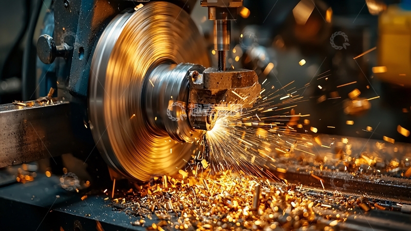 高清大图下载【趣麦麦图】金属切割火花飞溅