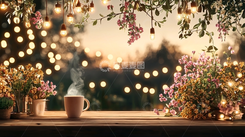 高清大图下载【趣麦麦图】温馨浪漫的灯光