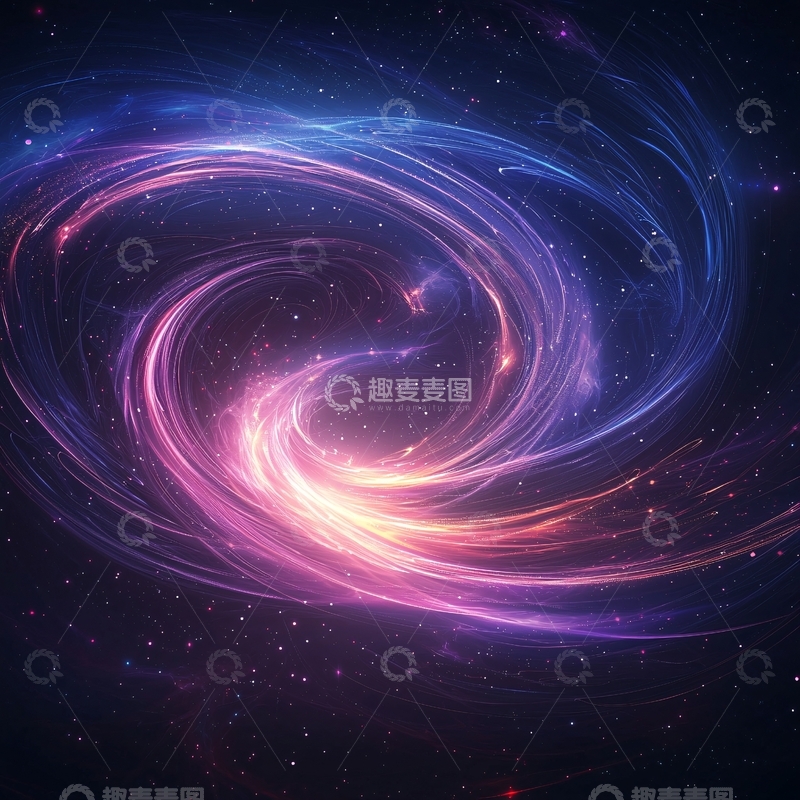 高清大图下载【趣麦麦图】宇宙星云漩涡