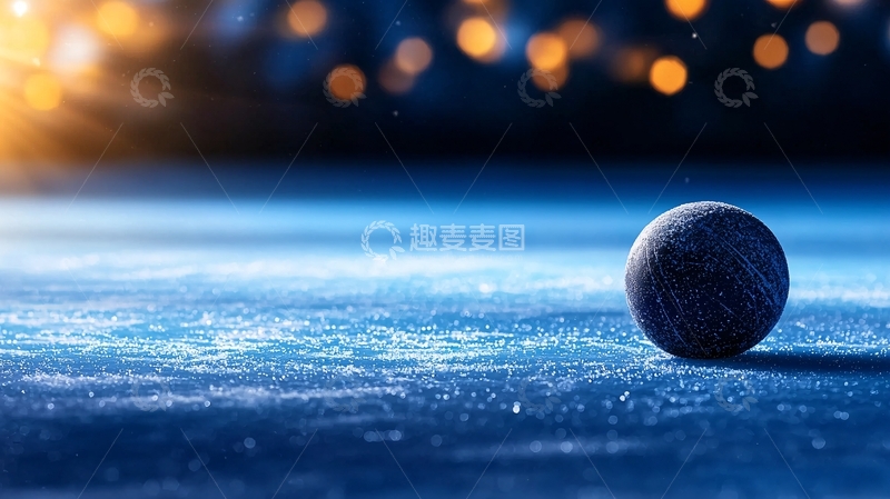 高清大图下载【趣麦麦图】蓝色背景上的圆球