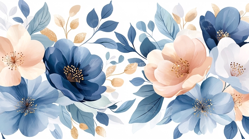 高清大图下载【趣麦麦图】浅色花朵高清图片