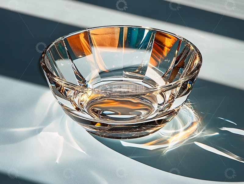 高清大图下载【趣麦麦图】透明玻璃碗特写
