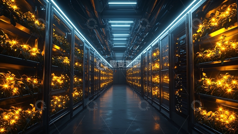 高清大图下载【趣麦麦图】服务器机房内部