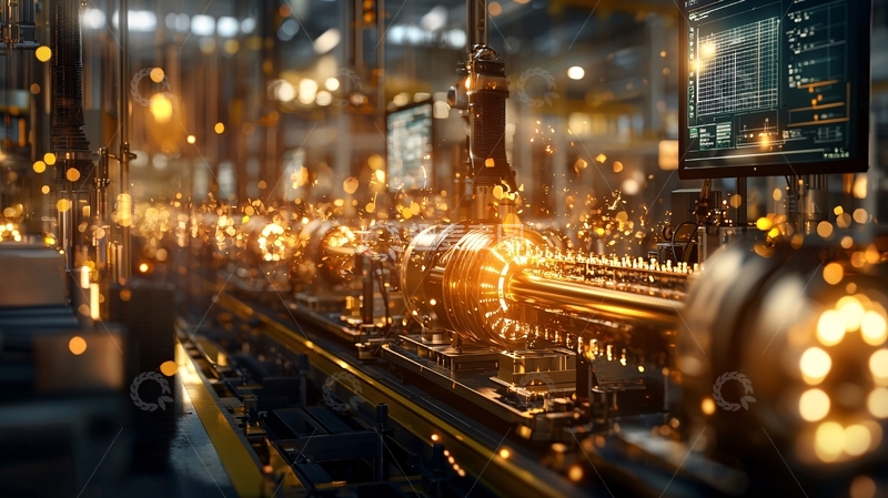 高清大图下载【趣麦麦图】未来科技感工厂内部