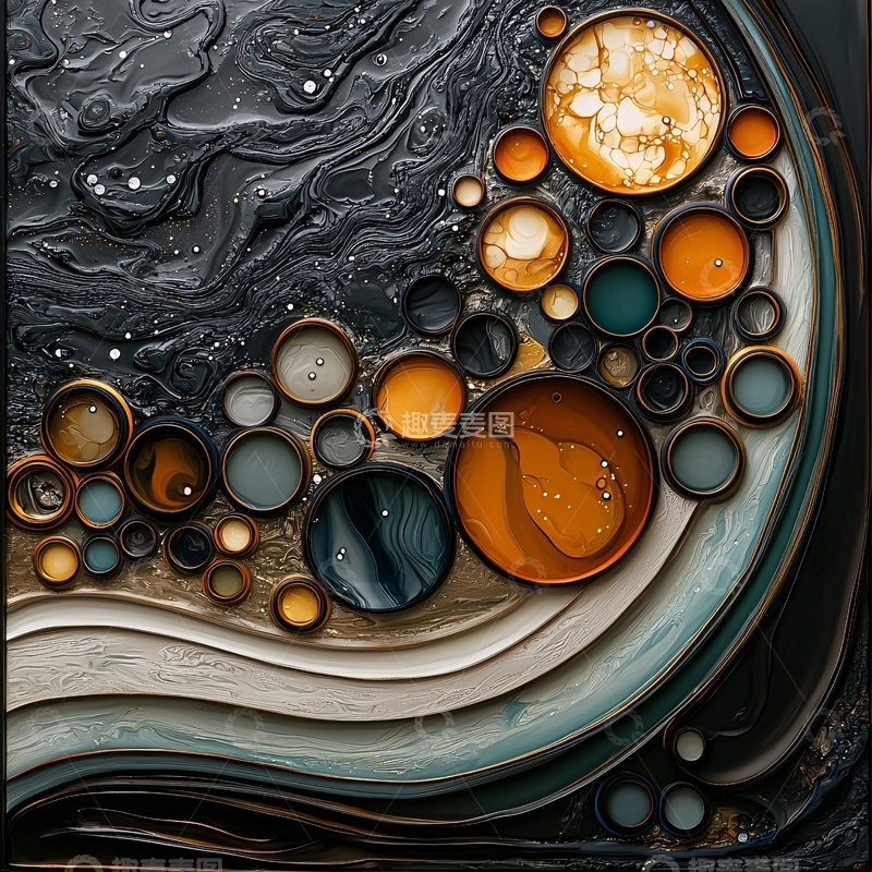 高清大图下载【趣麦麦图】抽象艺术肌理
