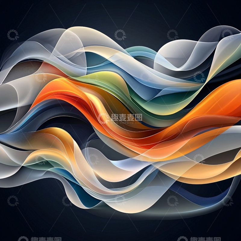 高清大图下载【趣麦麦图】彩色烟雾流动6