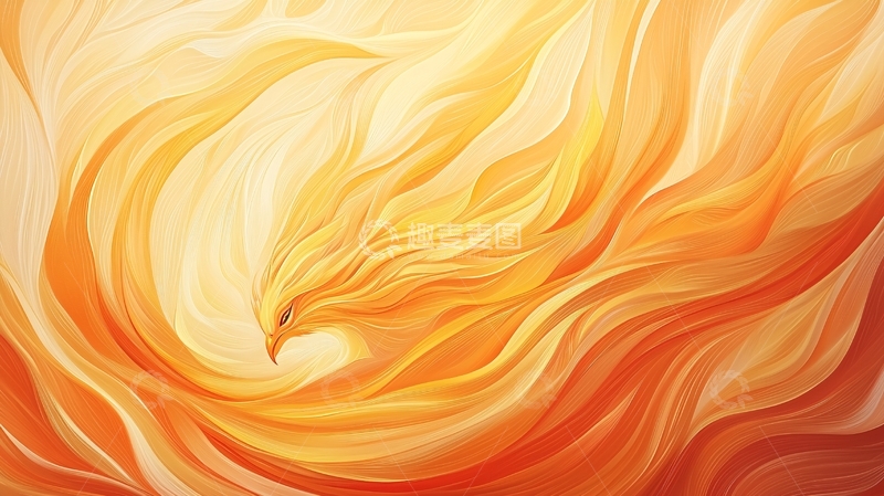 高清大图下载【趣麦麦图】火焰般绚丽的抽象纹理