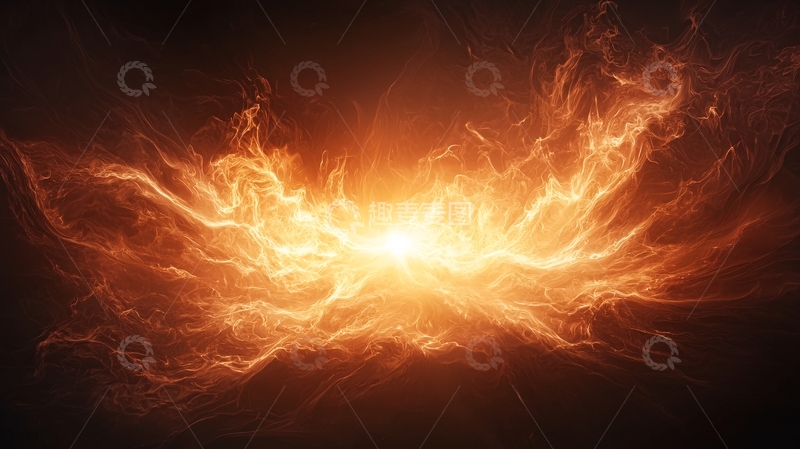 高清大图下载【趣麦麦图】炽热火焰能量爆发