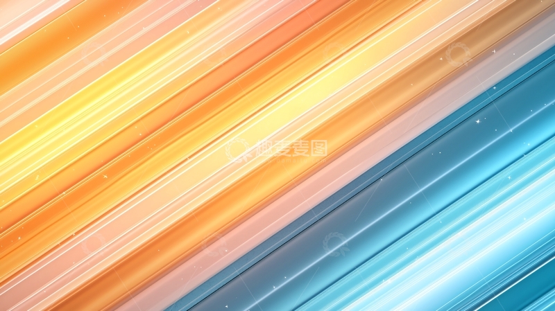 高清大图下载【趣麦麦图】抽象渐变彩色条纹