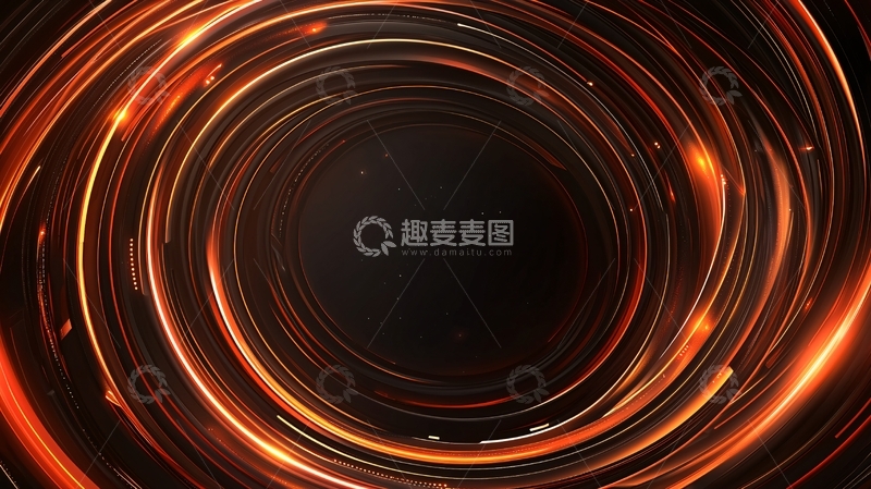 高清大图下载【趣麦麦图】火焰漩涡背景