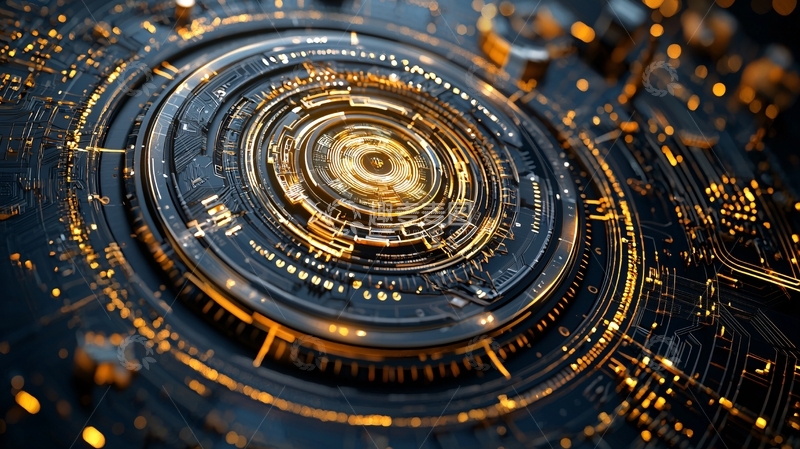 高清大图下载【趣麦麦图】未来科技感圆形结构