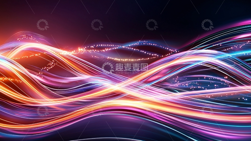 高清大图下载【趣麦麦图】流动光线高清图片