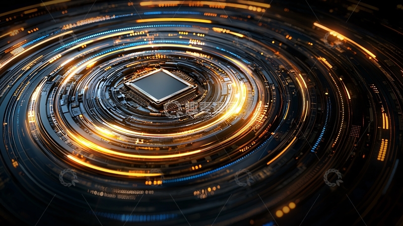 高清大图下载【趣麦麦图】芯片核心高清图片