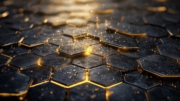 未来科技感蜂窝结构